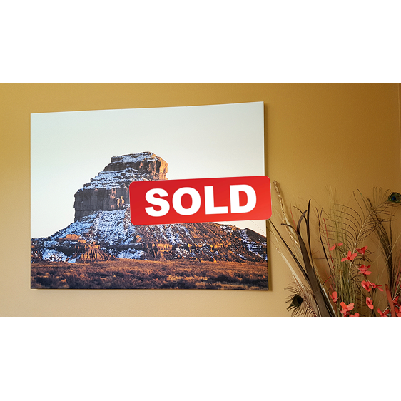 Fajada Butte, Chaco Canyon - canvas print