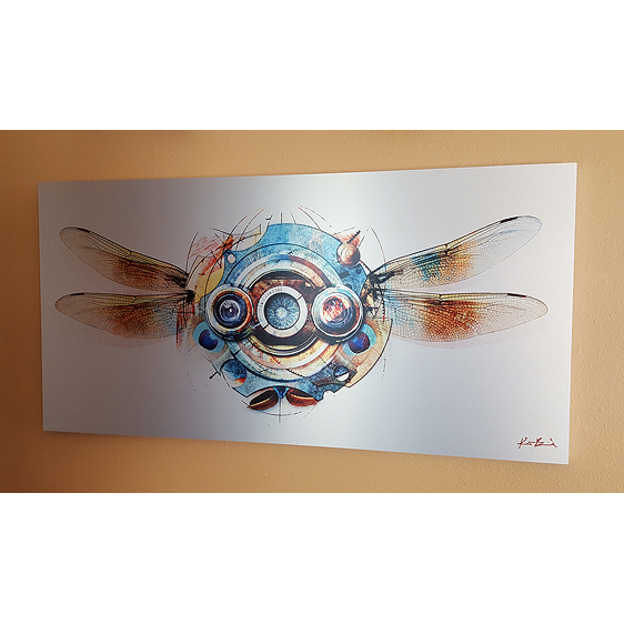 Odonata - metal print